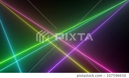 雷射光束即時循環彩虹效果 107596638