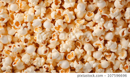 Background popcorn. Lots of popcorn. 107596696