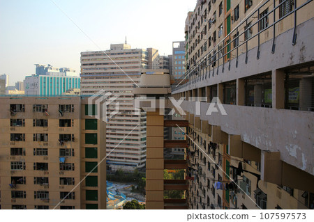 17 Jan 2015 public house at Kwai Shing district hong kong 107597573