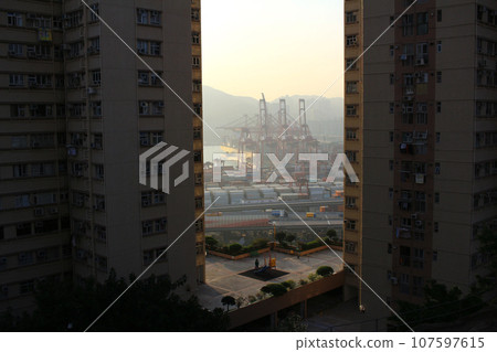 17 Jan 2015 the Containers in Hong Kong Kwai Chung Container Terminal 17 Jan 2015 the Containers in Hong Kong Kwai Chung Container Terminal 107597615