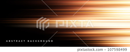 Black and orange modern abstract background with yellow glowing movement and high-speed light effect. Black and orange modern abstract background with yellow glowing movement and high-speed light effect. 107598499