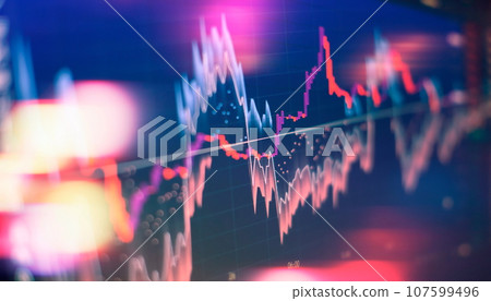 Market Analyze. Candle stick graph chart of stock market investment trading. Market Analyze. Candle stick graph chart of stock market investment trading. 107599496