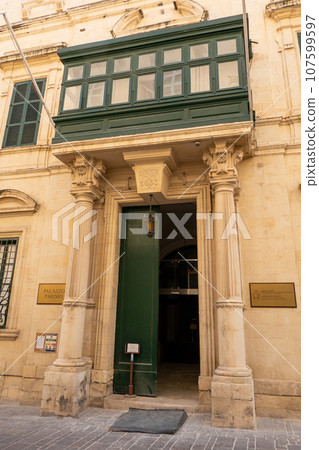 Malta, Valletta, Palais Parisio known as Casa Parisi 107599597