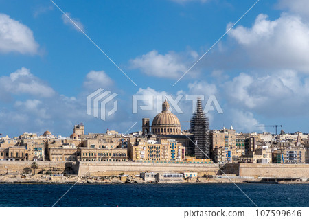 Malta, Photo of Valletta seen from the sea 107599646
