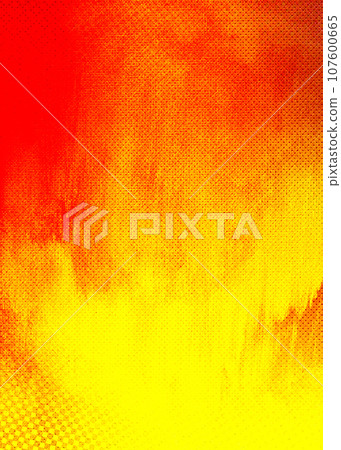Abstract red and yellow vertical background with copy space for text or image, Modern vertical  design suitable for online Ads, Posters, Banners, social media, events and various design works 107600665