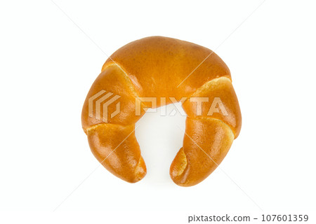 Croissants isolated on a white . Croissants isolated on a white . 107601359