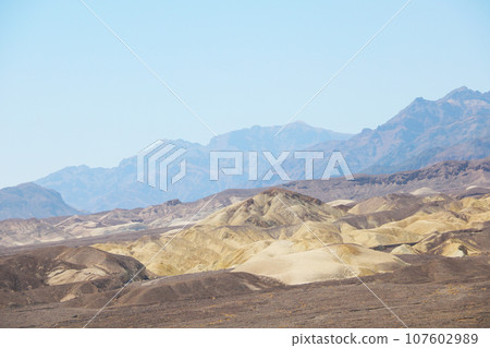 Beautiful scenic landscape of red mountains in the USA. Beautiful scenic landscape of red mountains in the USA. 107602989