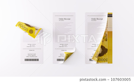 3d hand motion, financial concept 107603005