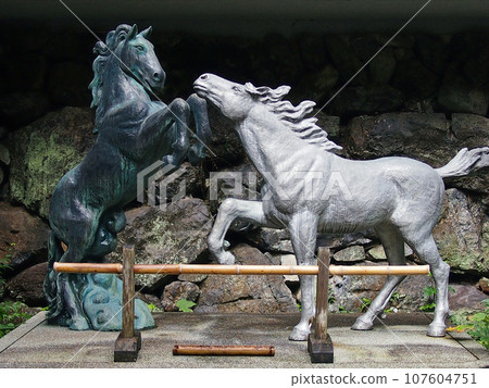 貴船神社神馬像 貴船神社神馬像 107604751