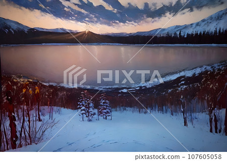 Frozen Lake - Generative AI 107605058