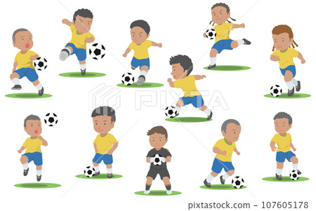 足球員插圖集 107605178