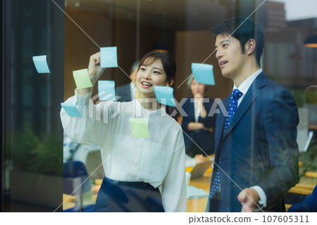 Business scene Business scene 107605311