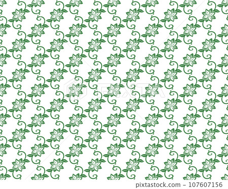 Asian style pattern 29 (green) 107607156