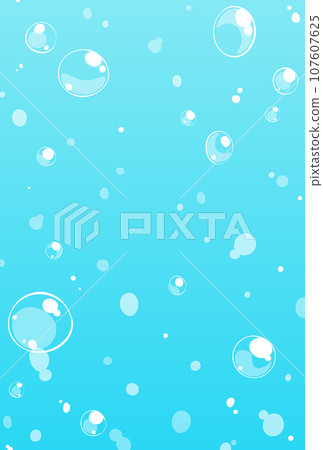 Background illustration_bubbles in the water 107607625