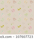 Pattern of plants with colorful fruits 107607723