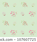 Botanical pattern with colorful berries 107607725