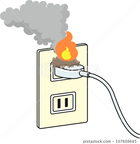 Fire caused by tracking phenomenon 107608685