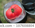 Chill tomatoes with the outer lid of a rice cooker 107608804