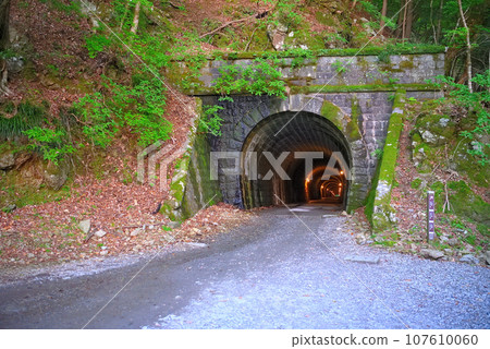 Izu Peninsula / Nakaizu / View of the entrance on the Izu City side of the former Amagi Tunnel (Amagi Mountain Tunnel) / Kawazu Town, Shizuoka Prefecture / Izu Town (2) Izu Peninsula / Nakaizu / View of the entrance on the Izu City side of the former Amagi Tunnel (Amagi Mountain Tunnel) / Kawazu Town, Shizuoka Prefecture / Izu Town (2) 107610060