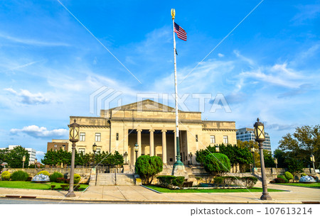 The War Memorial and the Patriots Theater in Trenton - New Jersey, United States The War Memorial and the Patriots Theater in Trenton - New Jersey, United States 107613214
