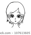 Girls bangs short 107613605