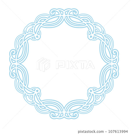 Antique lace illustration material 107613994