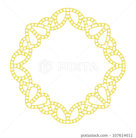 Antique lace illustration material 107614011