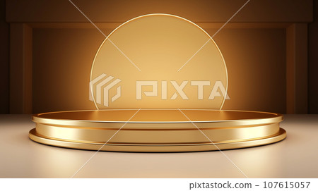 3d luxury podium for your product. Generative AI 3d luxury podium for your product. Generative AI 107615057