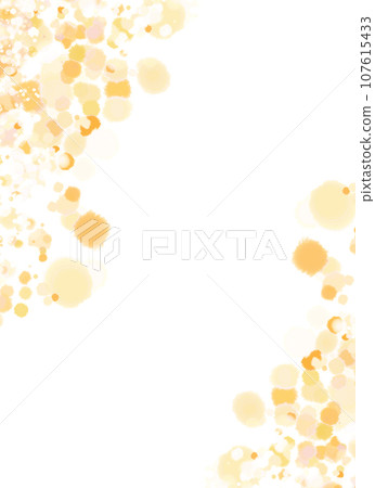 Orange watercolor dot pattern background material Orange watercolor dot pattern background material 107615433