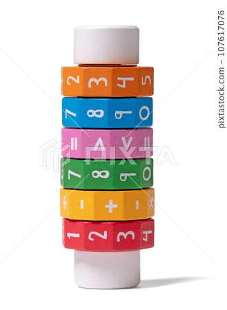 Wooden cylinder used to calculate mathematics Wooden cylinder used to calculate mathematics 107617076