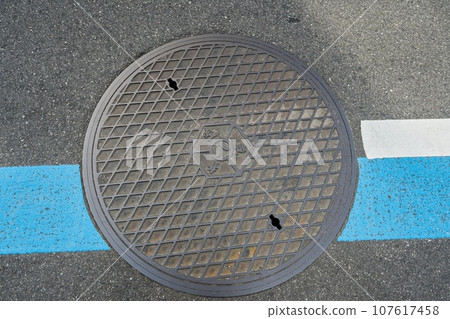 Nagoya City Manhole cover (air valve) Nagoya City Manhole cover (air valve) 107617458