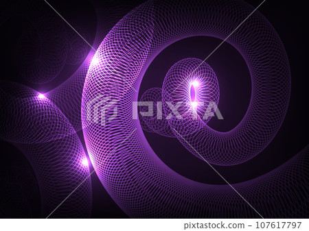 Abstract dynamic purple movement twirl light background 107617797