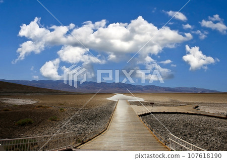 Badwater viewpoint, death valley, california, usa 107618190
