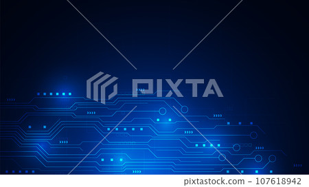 hi-tech digital data abstract vector design hi-tech digital data abstract vector design 107618942