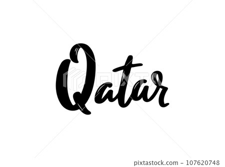 Qatar Lettering. Qatar Lettering. 107620748