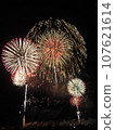 Large fireworks blooming in the night sky (Omagari Fireworks Festival) 107621614