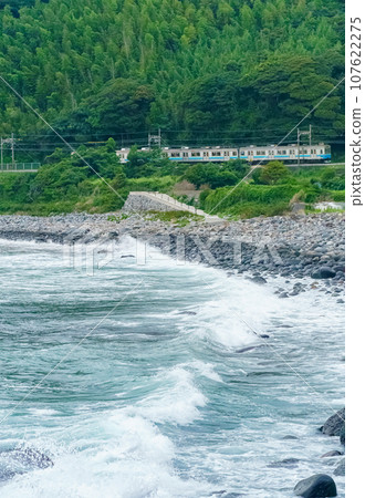 Izukyu Line and the sea Izukyu Line and the sea 107622275