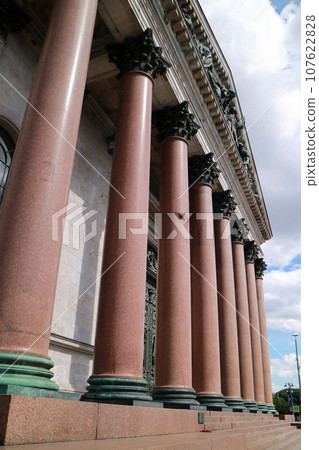 Columns of St. Isaac's Cathedral in St. Petersburg 107622828