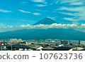 Mt. Fuji spreads out to the base of Mt. Fuji 107623736