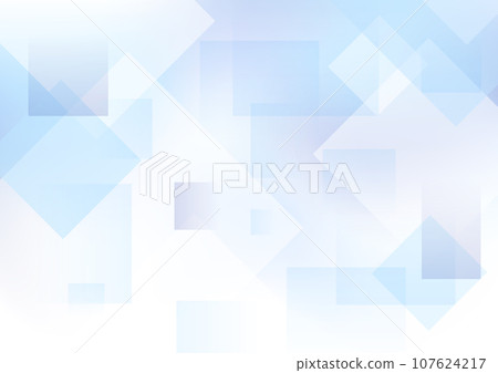 具有藍色馬賽克圖案的抽象漸變背景，用於橫幅和模板 107624217