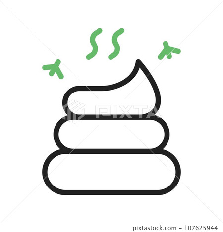 Poop icon vector image. Poop icon vector image. 107625944