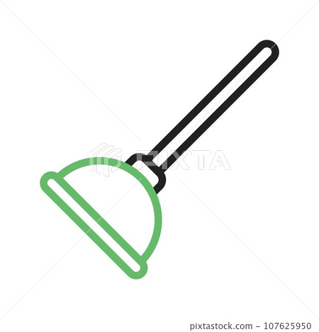 Plunger icon vector image. 107625950