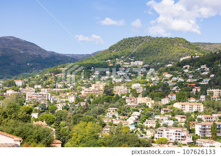 Scenery of the hawk's nest village in southern France 107626133