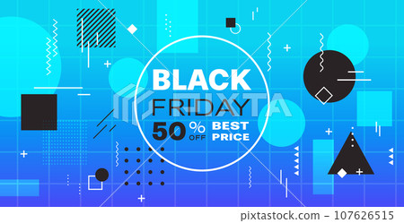 black friday special offer sale poster shopping flyer holiday promotion hot price discount banner 107626515