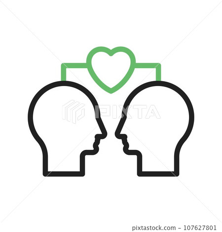 Empathy icon vector image. Empathy icon vector image. 107627801