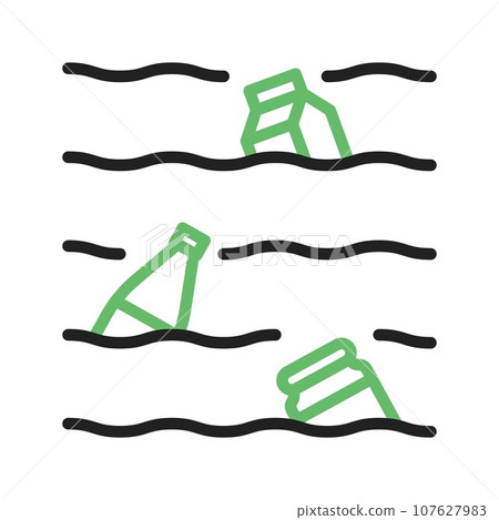 Contamination icon vector image. Contamination icon vector image. 107627983