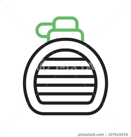 Canteen icon vector image. 107628450