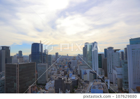 View of Osaka from the 3rd Building in front of Osaka Station, looking west View of Osaka from the 3rd Building in front of Osaka Station, looking west 107629880