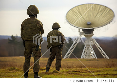 Armed Forces at Satellite Communication Facility Armed Forces at Satellite Communication Facility 107630114