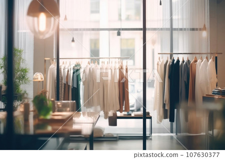 Elegant Storefront Decor 107630377